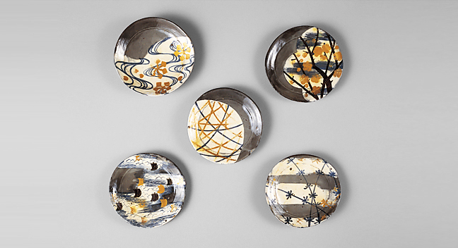 Dishes with Vaarious Designs 