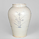 Jar with Flower and Plant Design