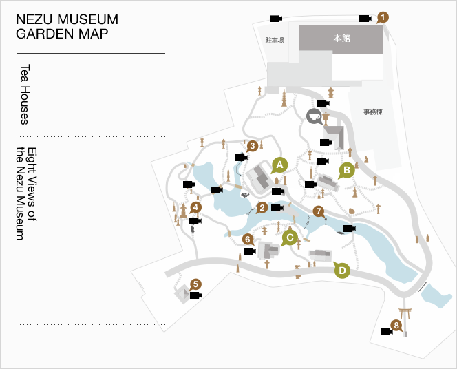 NEZU MUSEUM GARDEN MAP