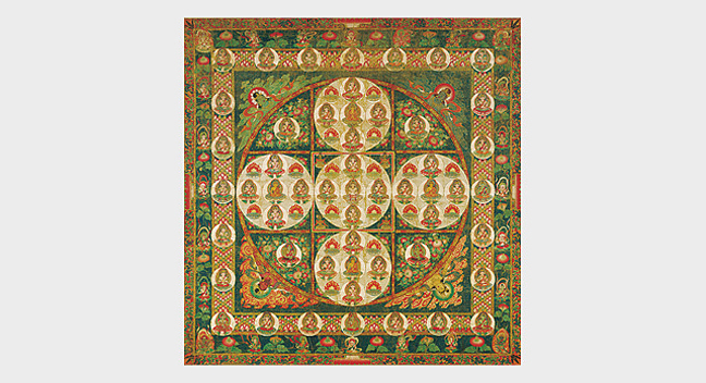 Kongōkai Mandala with Eighty-one Deities