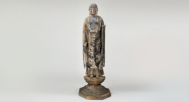 Standing Jizō-bosatsu (Ksitigarbha)