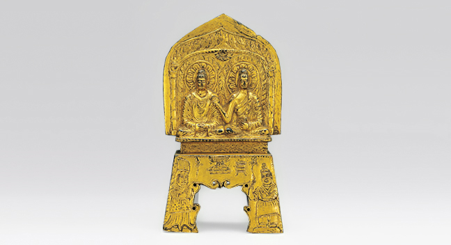 Seated Sakyamuni and Prabhutaratna