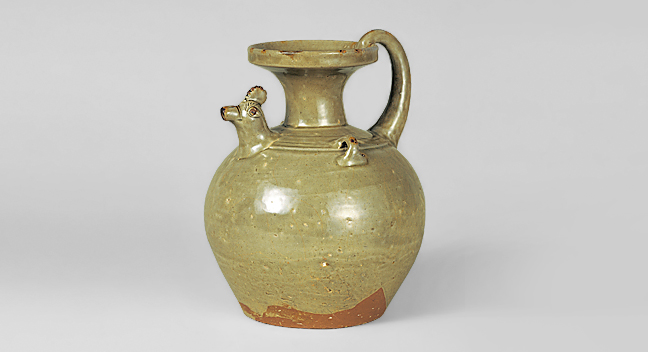 Jar with Chicken-headed Spout