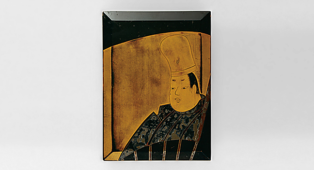 Writing Box with Design of Portrait of Narihira