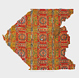 Fragment of Shokkō-kin, Warp-faced Compound Tabby