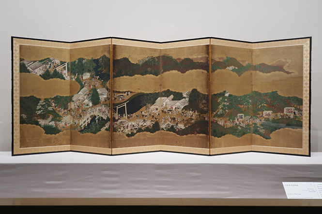 伊勢参宮図屏風